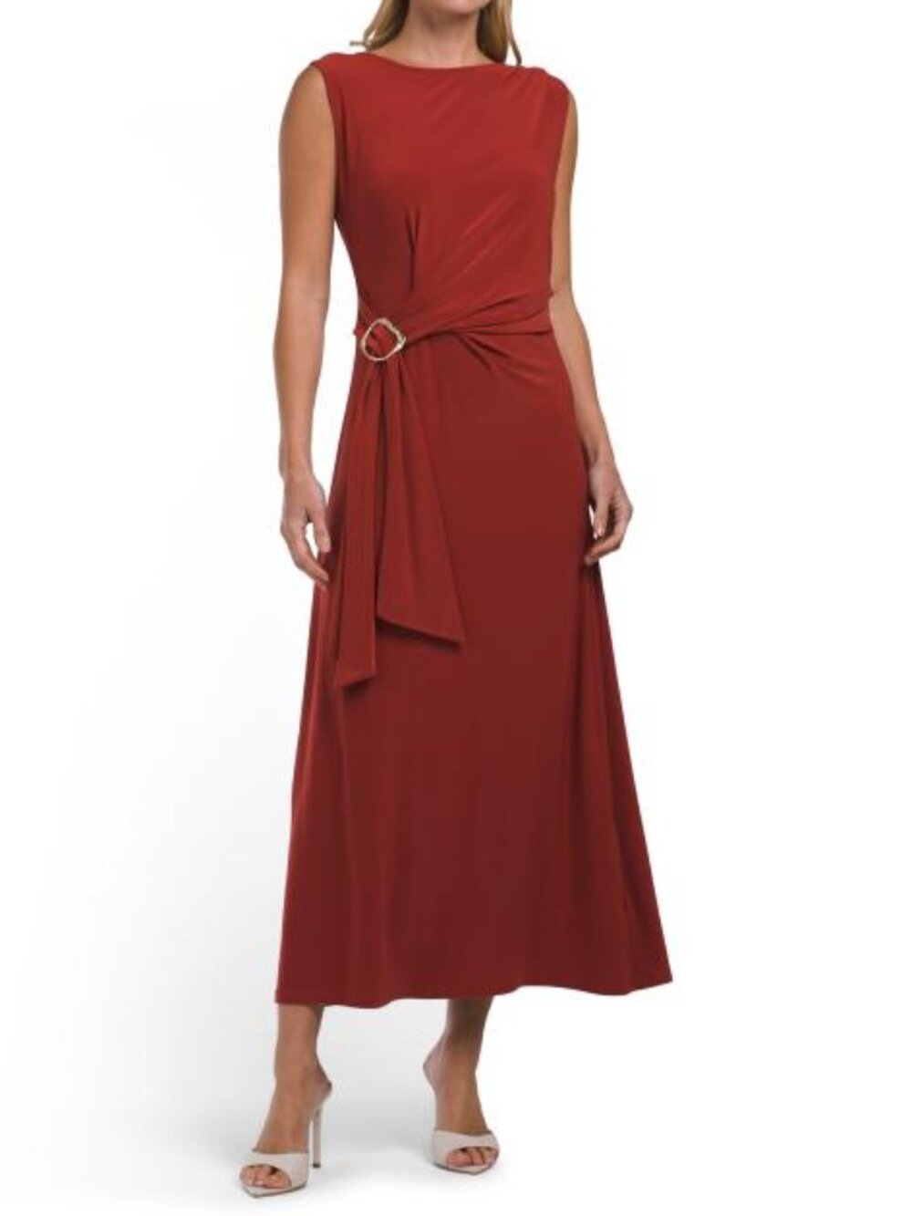 BAILEY 44 Waist Tie Knot Midi Dress